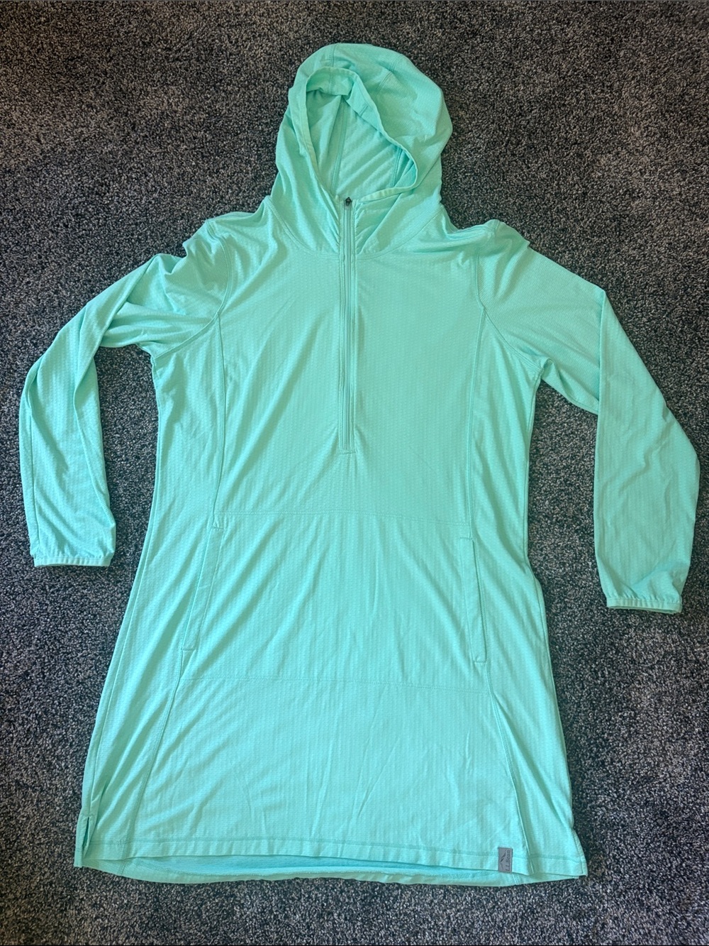 LL Bean SunSmart UPF 50+ Sun Shirt Hooded Tunic